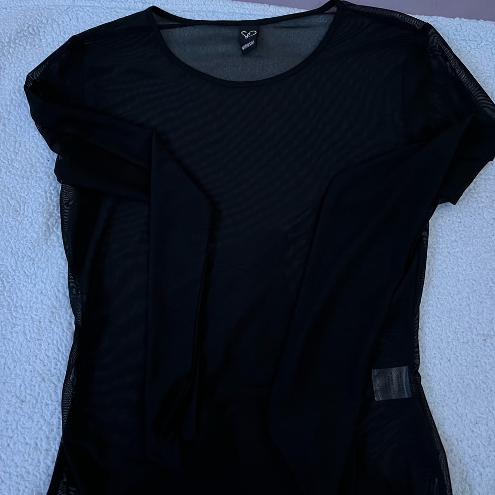 this is a SEE THROUGH BODYSUIT, usually worn out it’s something under